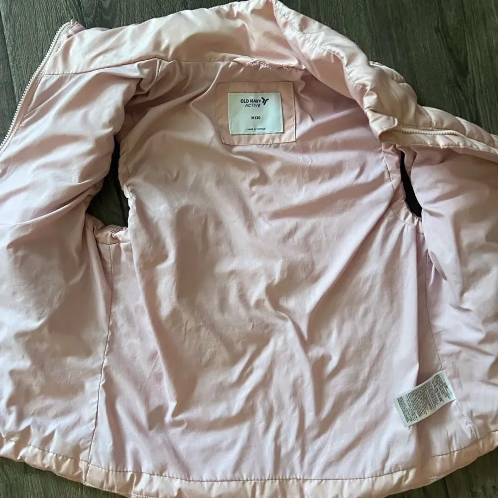 Old Navy Frost-Free Narrow-Channel Puffer Vests  for Girls size 8
